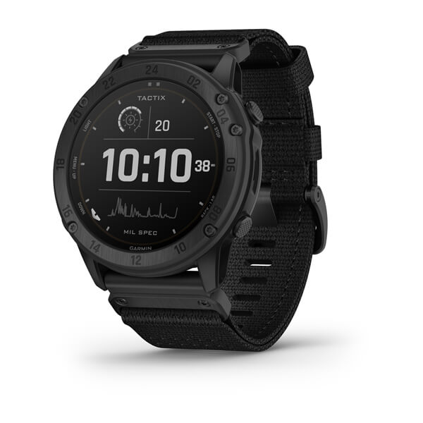 Garmin Tactix® Delta - Solar Edition Solar-powered Tactical GPS Watch with Nylon Band